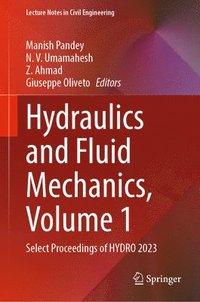 bokomslag Hydraulics and Fluid Mechanics, Volume 1