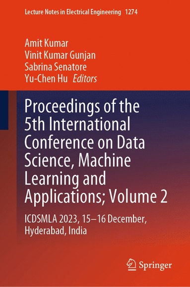 bokomslag Proceedings of the 5th International Conference on Data Science, Machine Learning and Applications; Volume 2