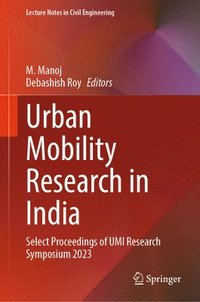 bokomslag Urban Mobility Research in India