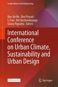 bokomslag International Conference on Urban Climate, Sustainability and Urban Design