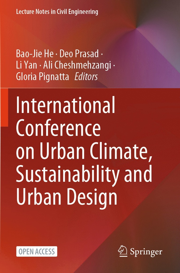 International Conference on Urban Climate, Sustainability and Urban Design