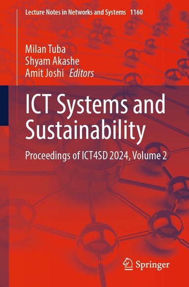 Milan Tuba, Shyam Akashe, Amit Joshi - ICT Systems and Sustainability, Häftad