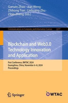 bokomslag Blockchain and Web3.0 Technology Innovation and Application