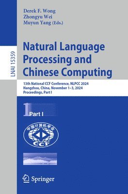 bokomslag Natural Language Processing and Chinese Computing