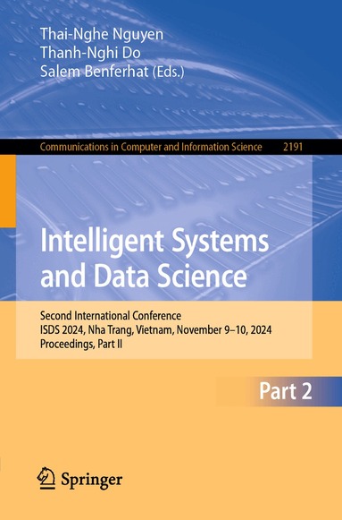 Nguyen Thai-Nghe, Thanh-Nghi Do, Salem Benferhat - Intelligent Systems and Data Science, Häftad