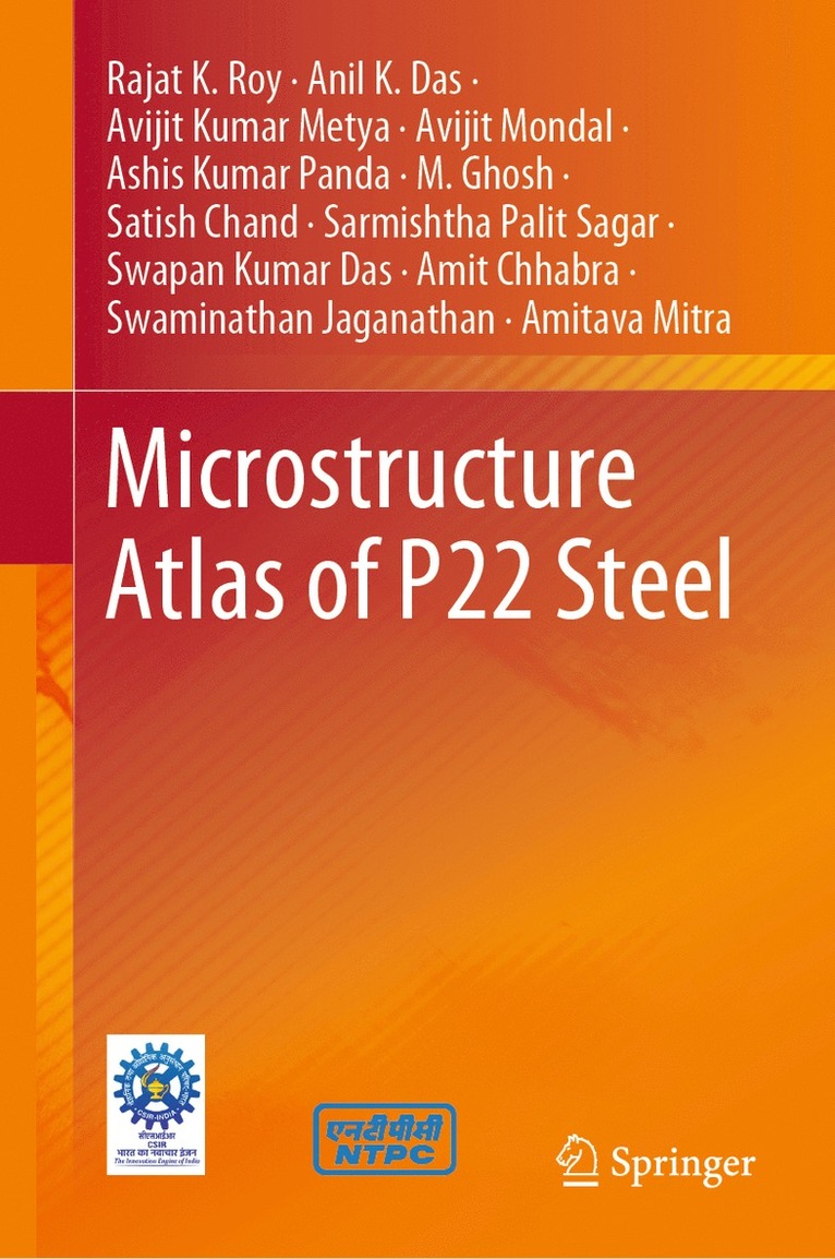 Rajat K. Roy, Anil K. Das, Avijit Kumar Metya, Avijit Mondal, Ashis Kumar Panda, M. Ghosh, Satish Chand, Sarmishtha Palit Sagar, Swapan Kumar Das, Amit Chhabra, Swaminathan Jaganathan, Amitava Mitra - Microstructure Atlas of P22 Steel, Inbunden