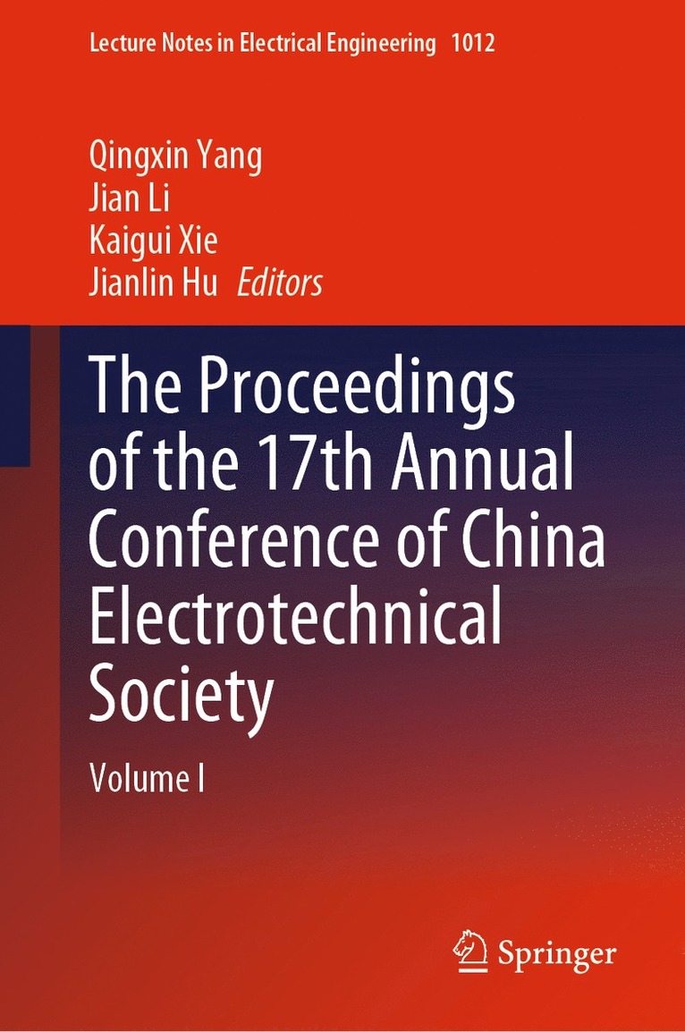 Proceedings of the 17th Annual Conference of China Electrotechnical Society