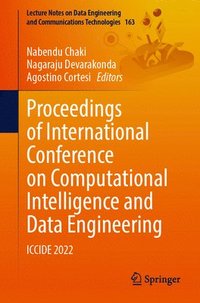 bokomslag Proceedings of International Conference on Computational Intelligence and Data Engineering