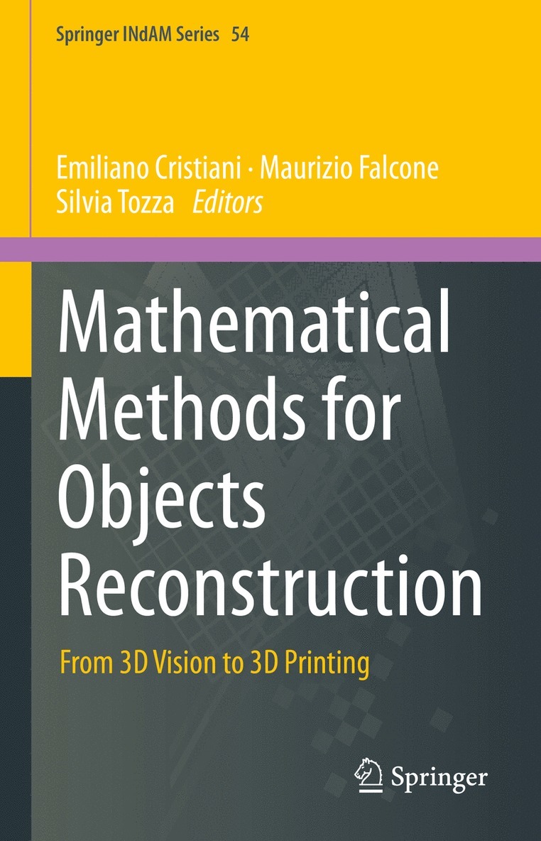 Emiliano Cristiani, Maurizio Falcone †, Silvia Tozza, Maurizio Falcone +., Maurizio Falcone , Maurizio Falcone - Mathematical Methods for Objects Reconstruction, Inbunden