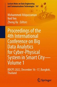 bokomslag Proceedings of the 4th International Conference on Big Data Analytics for Cyber-Physical System in Smart City - Volume 1