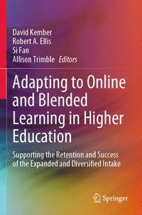 bokomslag Adapting to Online and Blended Learning in Higher Education