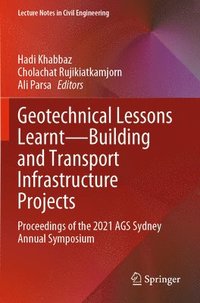 bokomslag Geotechnical Lessons LearntBuilding and Transport Infrastructure Projects