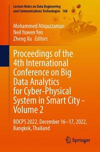 bokomslag Proceedings of the 4th International Conference on Big Data Analytics for Cyber-Physical System in Smart City - Volume 2