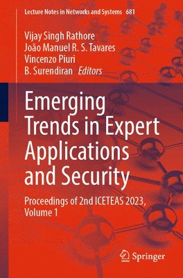 bokomslag Emerging Trends in Expert Applications and Security