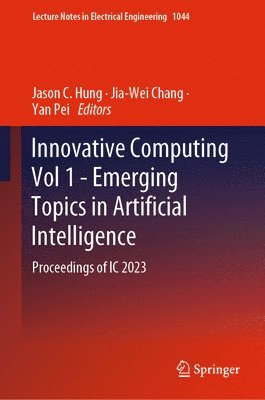 Innovative Computing Vol 1 - Emerging Topics in Artificial Intelligence 1