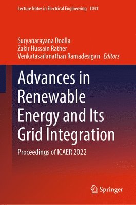 Advances in Renewable Energy and Its Grid Integration 1