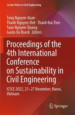 bokomslag Proceedings of the 4th International Conference on Sustainability in Civil Engineering