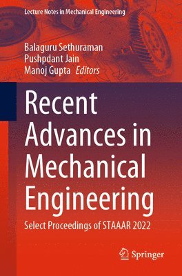 bokomslag Recent Advances in Mechanical Engineering