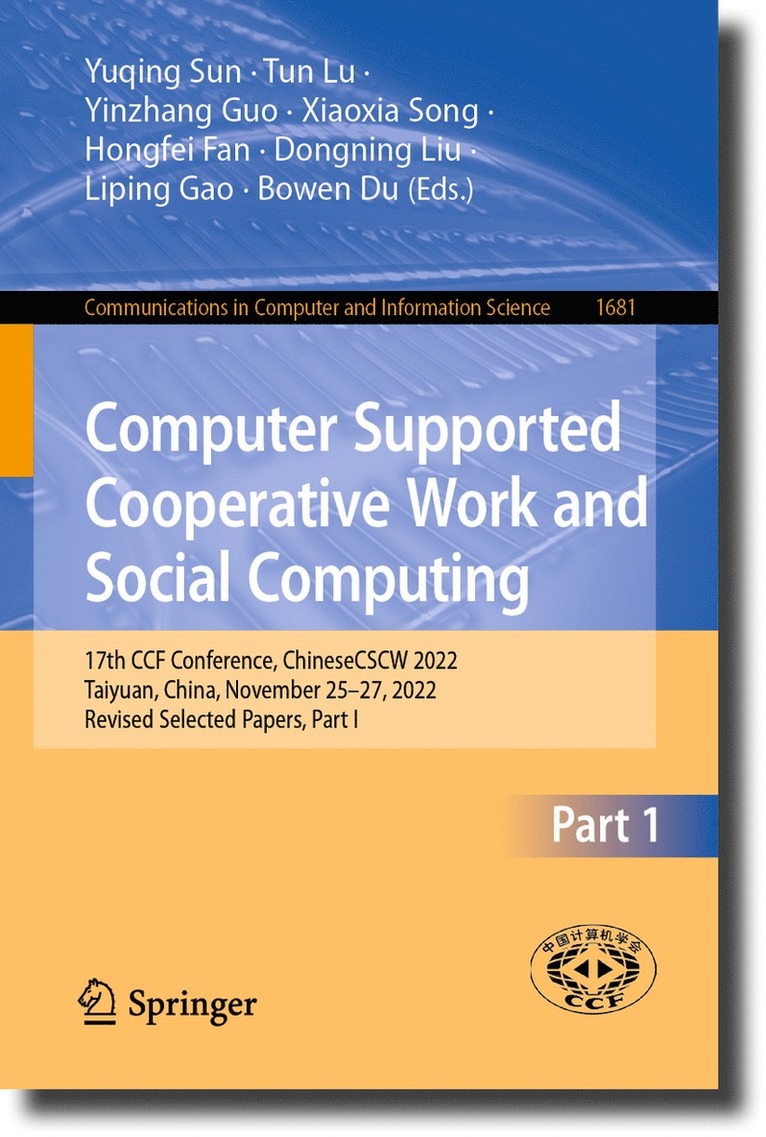 Computer Supported Cooperative Work and Social Computing 1