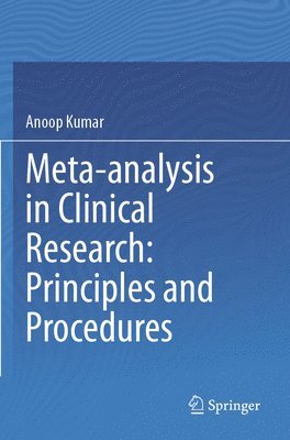 bokomslag Meta-analysis in Clinical Research: Principles and Procedures