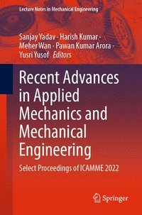 bokomslag Recent Advances in Applied Mechanics and Mechanical Engineering