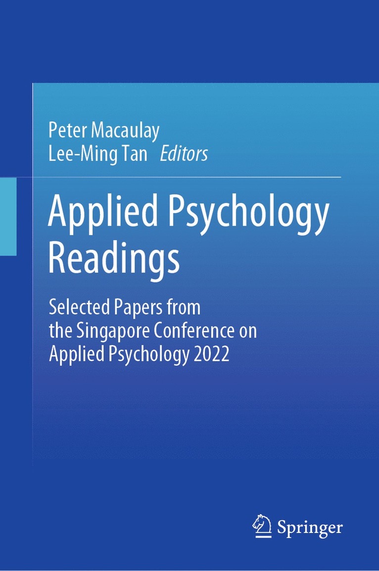 Peter Macaulay, Lee-Ming Tan - Applied Psychology Readings, Inbunden