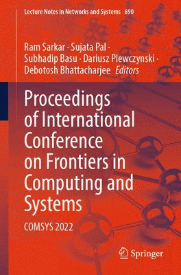 bokomslag Proceedings of International Conference on Frontiers in Computing and Systems