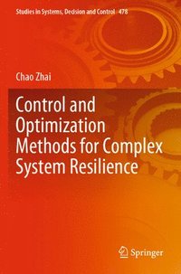 bokomslag Control and Optimization Methods for Complex System Resilience