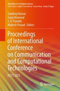 bokomslag Proceedings of International Conference on Communication and Computational Technologies