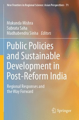 bokomslag Public Policies and Sustainable Development in Post-Reform India