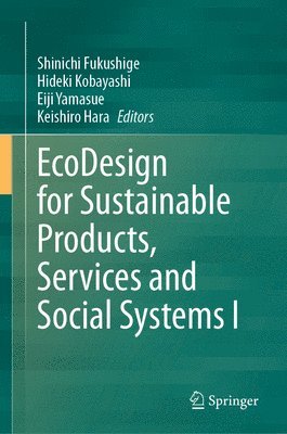 EcoDesign for Sustainable Products, Services and Social Systems I 1