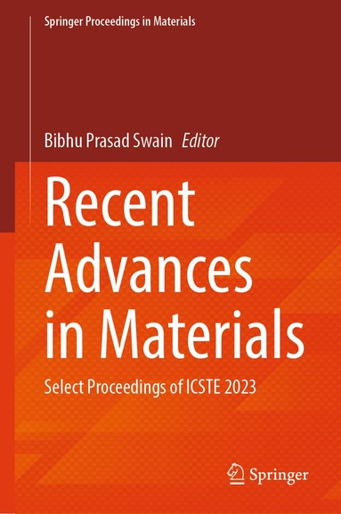 Bibhu Prasad Swain - Recent Advances in Materials, Inbunden
