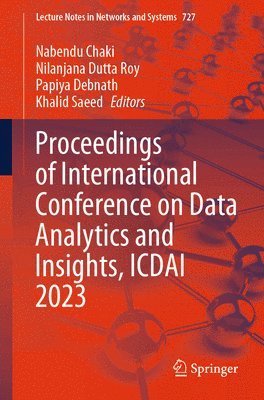 Proceedings of International Conference on Data Analytics and Insights, ICDAI 2023 1
