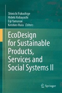 bokomslag EcoDesign for Sustainable Products, Services and Social Systems II
