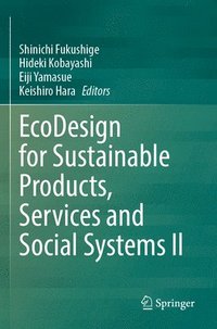 bokomslag EcoDesign for Sustainable Products, Services and Social Systems II