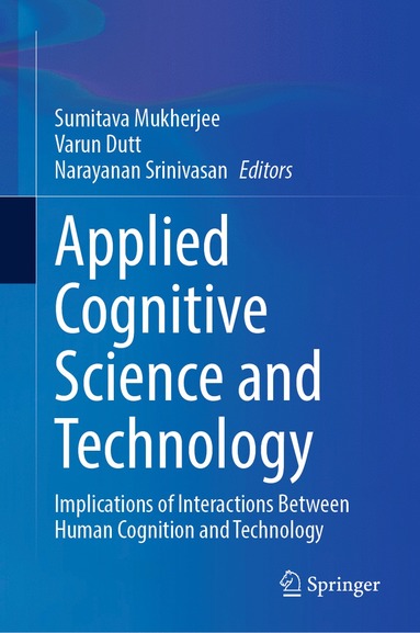 bokomslag Applied Cognitive Science and Technology