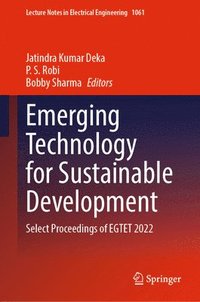 bokomslag Emerging Technology for Sustainable Development