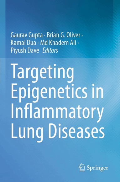 Gaurav Gupta, Brian G. Oliver, Kamal Dua, Md Khadem Ali, Piyush Dave - Targeting Epigenetics in Inflammatory Lung Diseases, Häftad