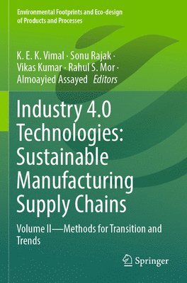 bokomslag Industry 4.0 Technologies: Sustainable Manufacturing Supply Chains