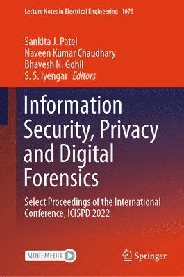 bokomslag Information Security, Privacy and Digital Forensics