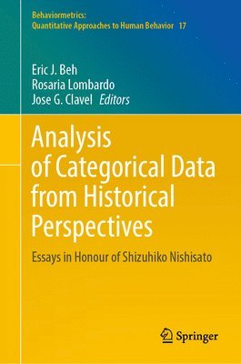 bokomslag Analysis of Categorical Data from Historical Perspectives