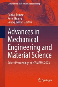 bokomslag Advances in Mechanical Engineering and Material Science