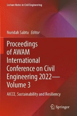 Proceedings of AWAM International Conference on Civil Engineering 2022 - Volume 3 1