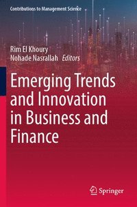 bokomslag Emerging Trends and Innovation in Business and Finance