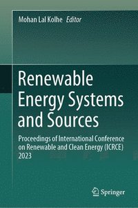 bokomslag Renewable Energy Systems and Sources