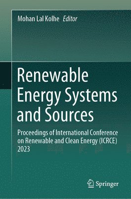 bokomslag Renewable Energy Systems and Sources