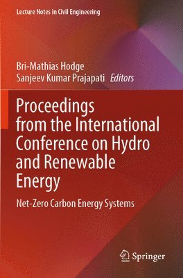bokomslag Proceedings from the International Conference on Hydro and Renewable Energy