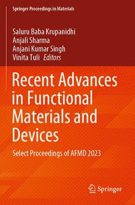 bokomslag Recent Advances in Functional Materials and Devices