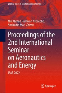 bokomslag Proceedings of the 2nd International Seminar on Aeronautics and Energy: Isae 2022