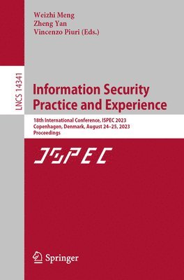 bokomslag Information Security Practice and Experience